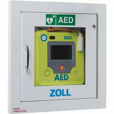 ZOLL MEDICAL Wall Cabinet, f/AED 3, Fully Recessed, 14inx1-1/2inx14in, WE ZOL8000001258